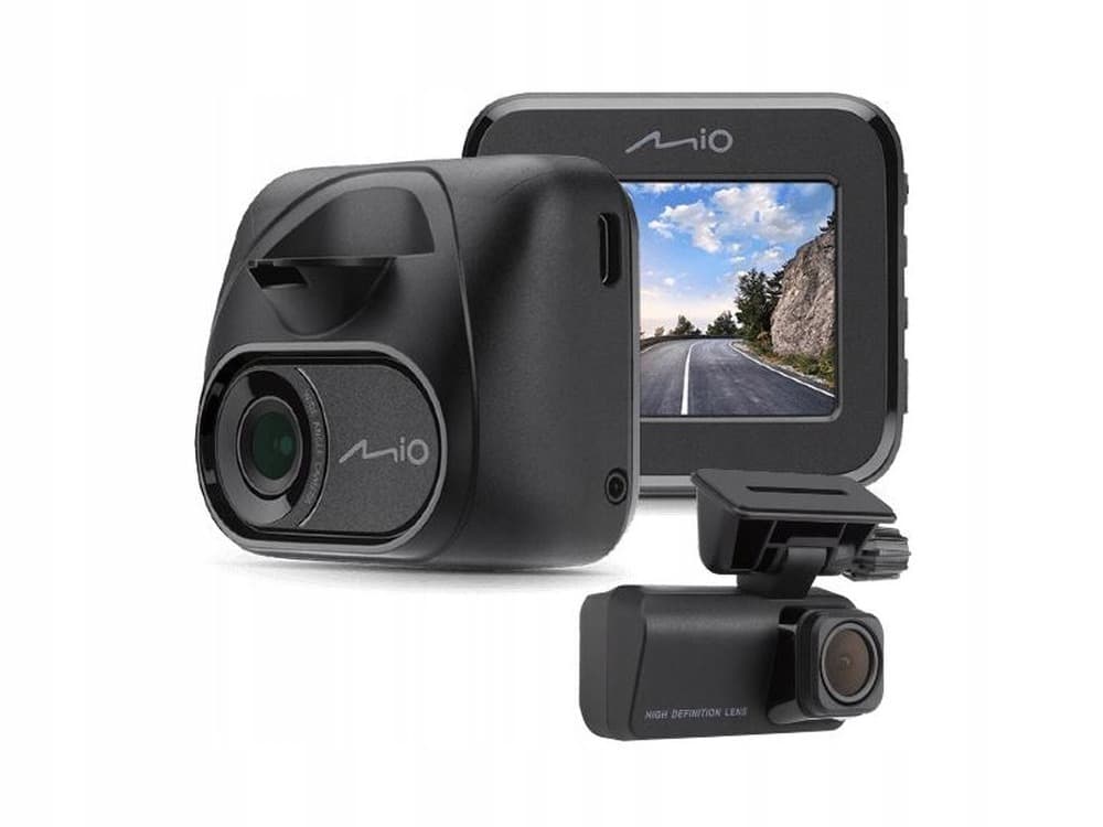 Mio MiVue C595WD z kamerą tylną T30, Full HD, STARVIS, Speedcam, GPS, Wi-Fi