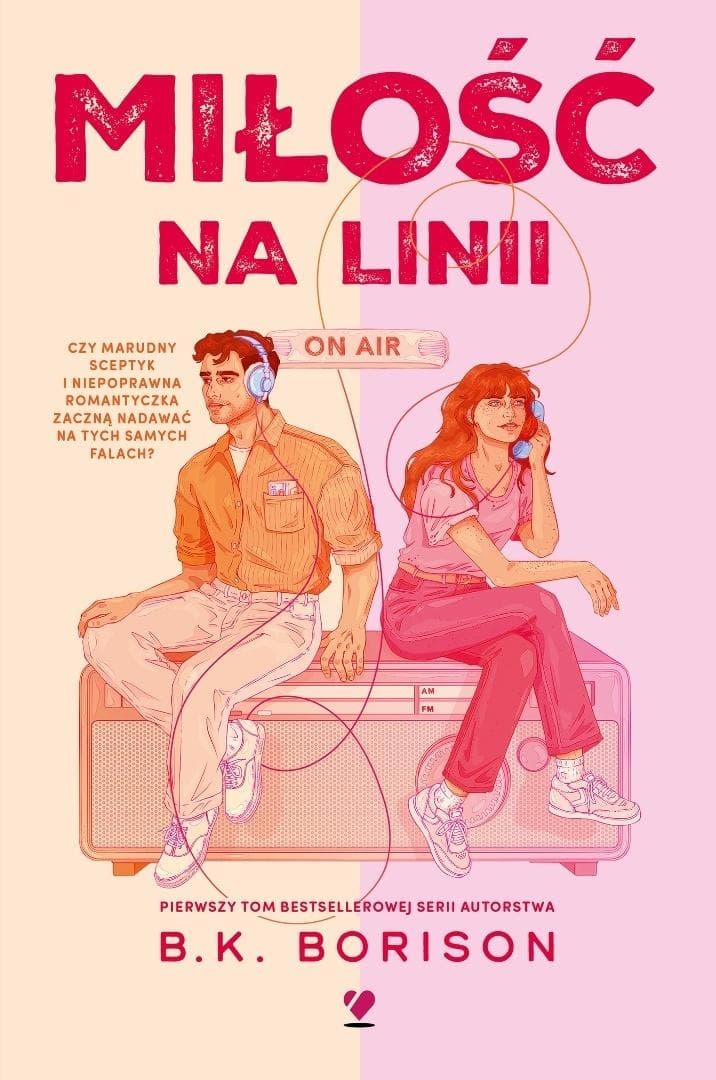 Miłość na linii - B.K. Borison książka 440 stron