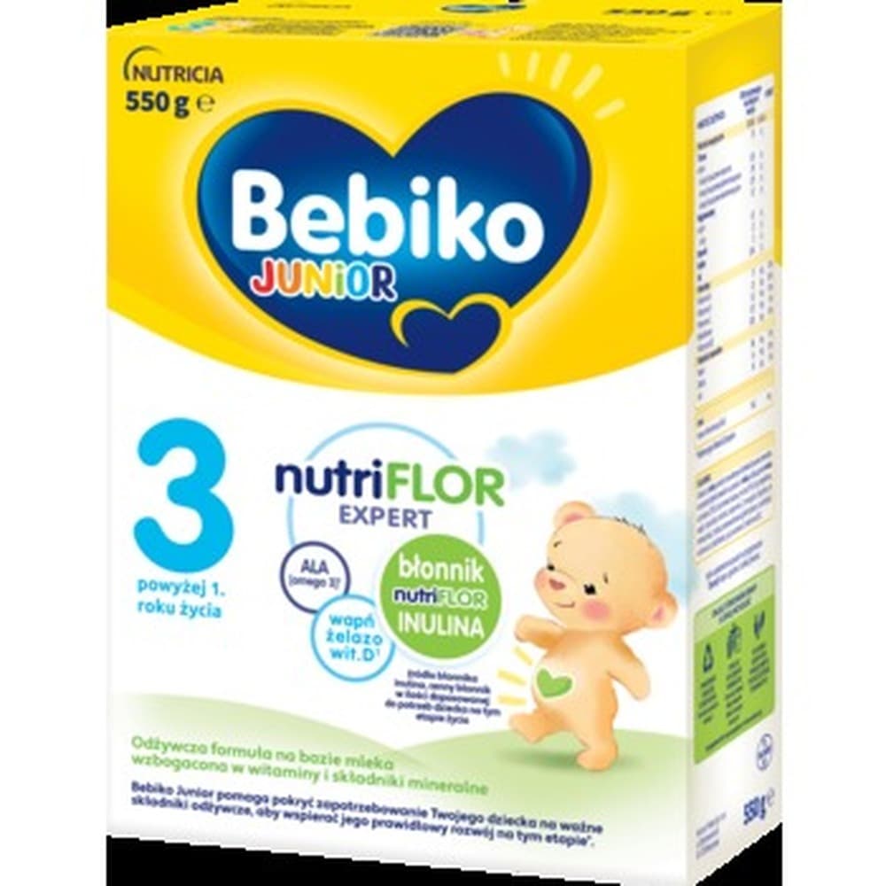 Mleko modyfikowane dla dzieci Bebiko Junior 3 po 1. roku życia 550 g
