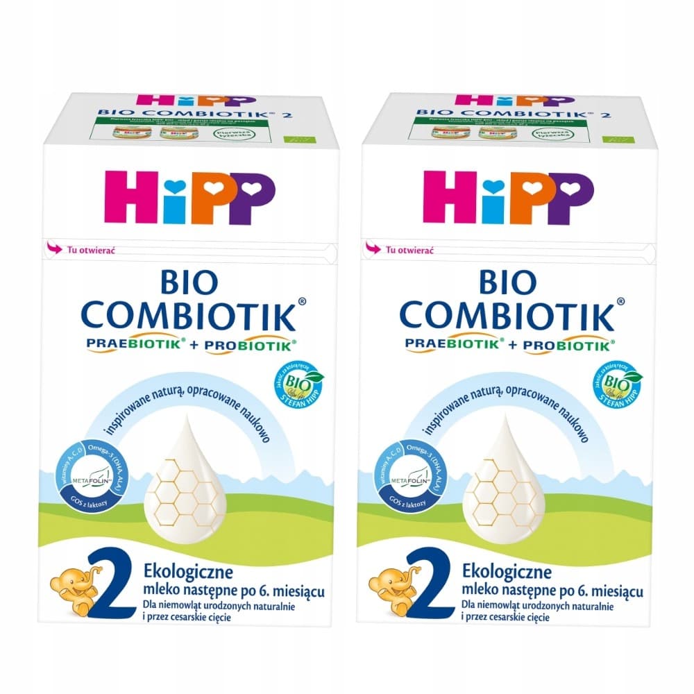 HIPP 2 BIO COMBIOTIK mleko następne, 550 g