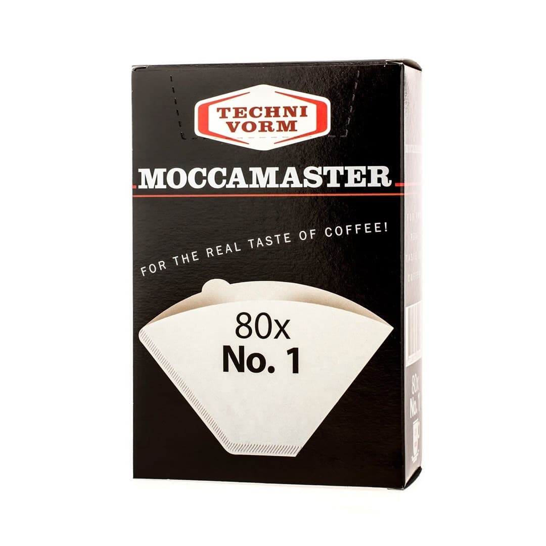 Moccamaster filtrów papierowych do kawy nr 1, 80 sztuk