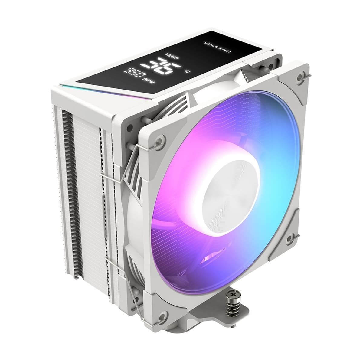 MODECOM Chłodzenie CPU VOLCANO 0C T202 LCD ARGB Białe