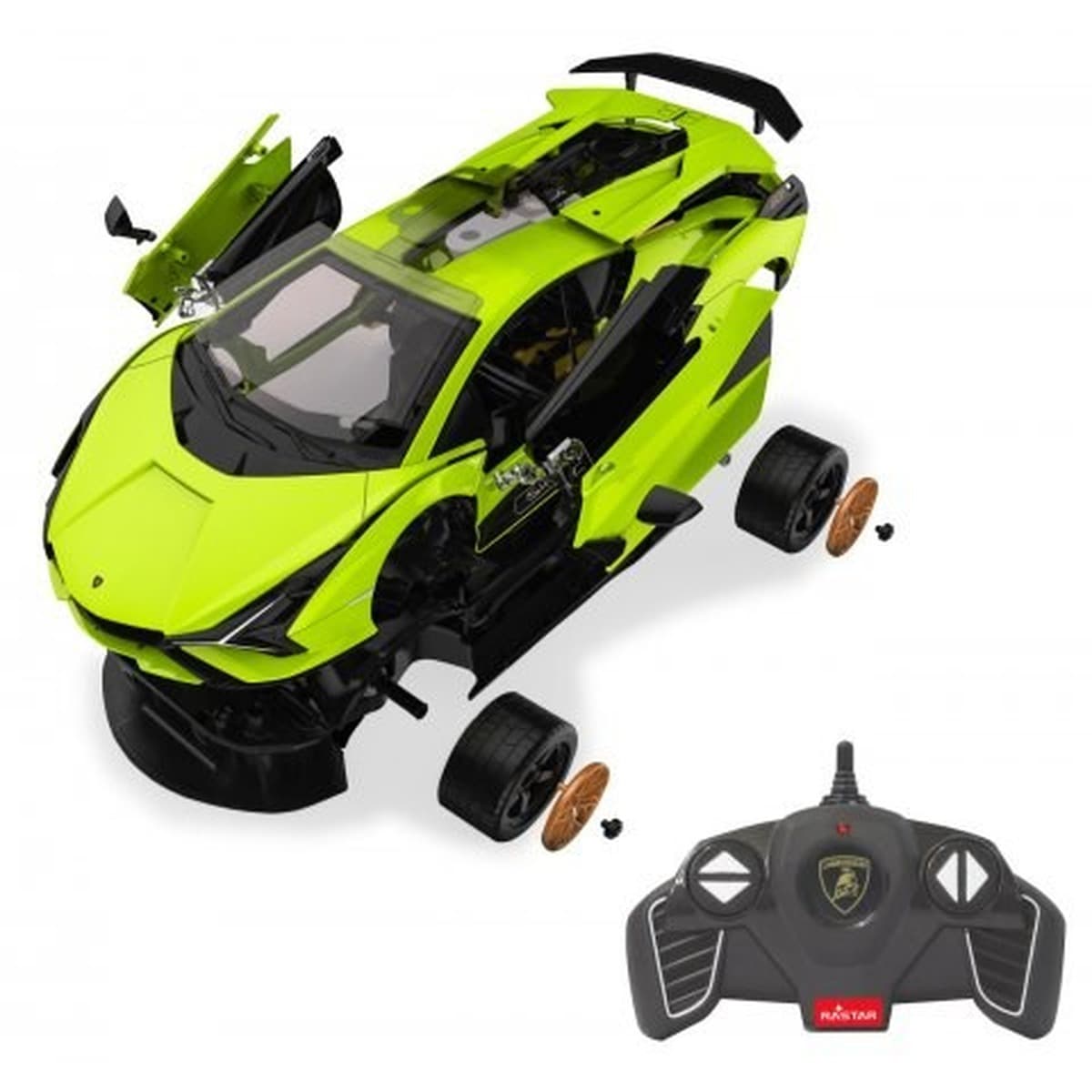 Model do sklejania Jamara Lamborghini Sian FKP 37 1:18 zielony 2.4GHz