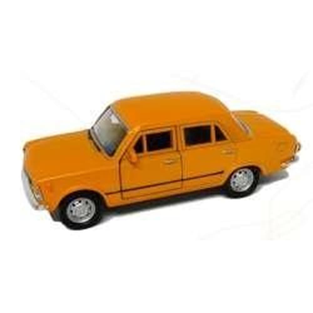 Model samochodu Fiat 125p żółty 1:39 Welly