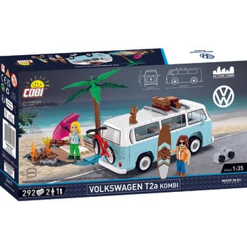 Model samochodu Volkswagen T2a Kombi klocki konstrukcyjne 292 elementy