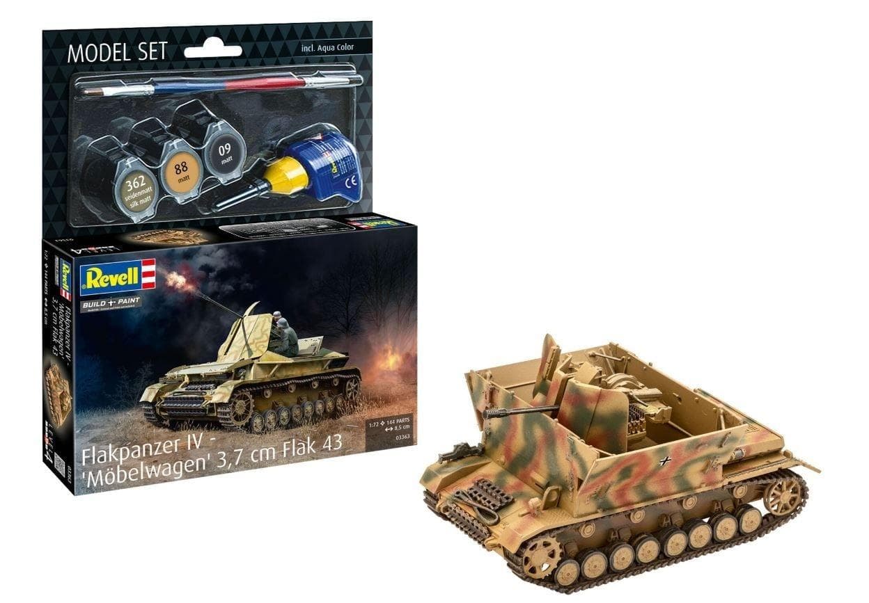 Model Set - Flakpanzer IV "Mbelwagen" 3,7cm Flak43