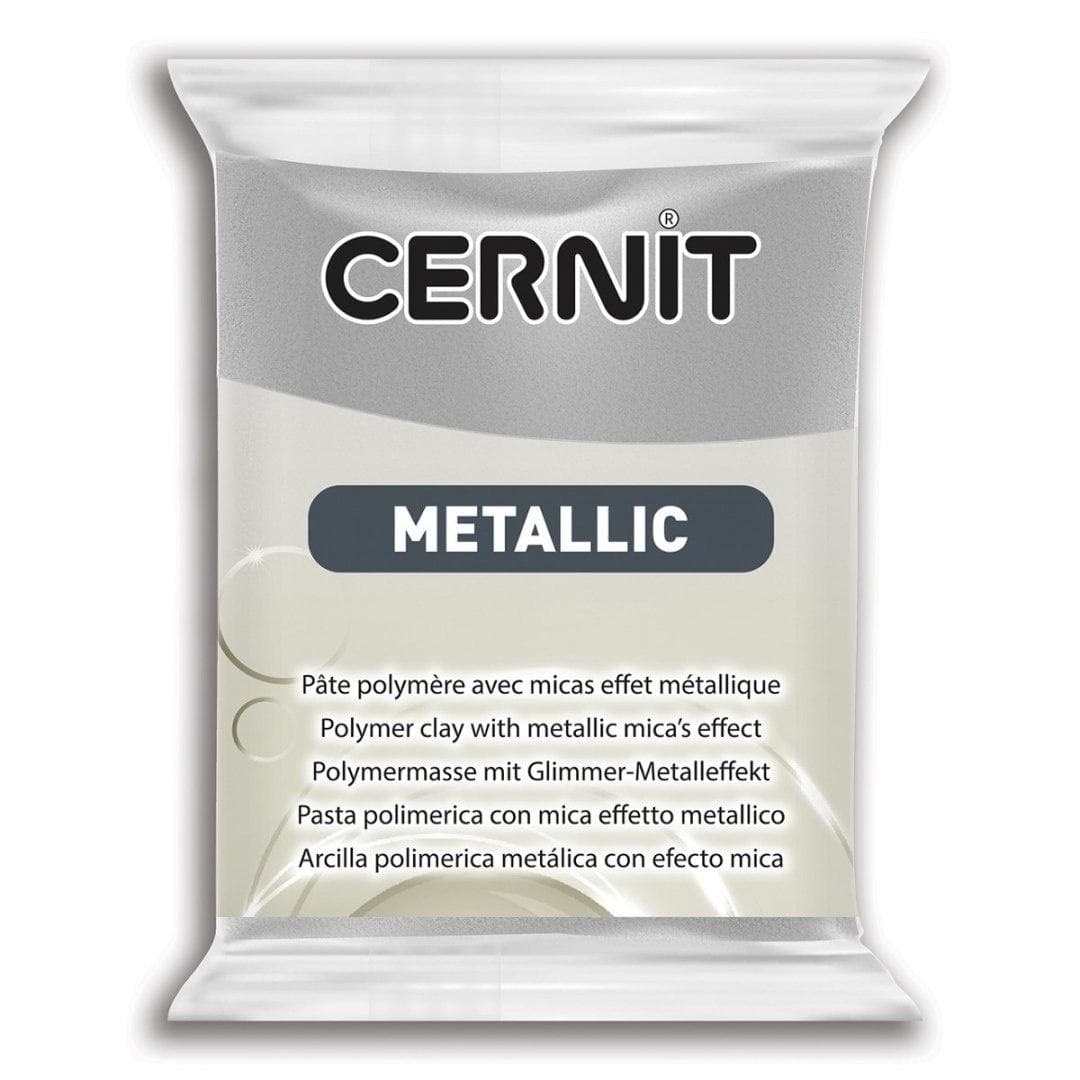 Modelina metaliczna srebrna 56g