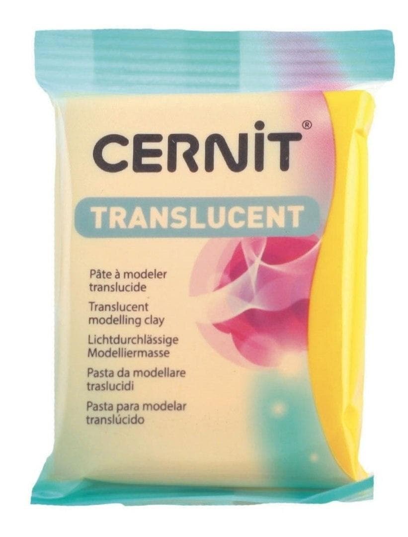 Modelina bursztynowa przezroczysta 56g termoutwardzalna Cernit