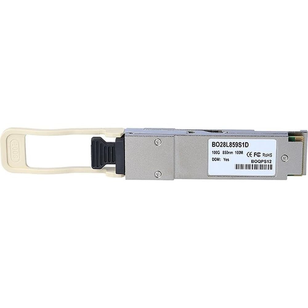 Moduł światłowodowy Nvidia kompatybilny QSFP28 M-Mode MPO/MPT 100GBASE-SR4 100M