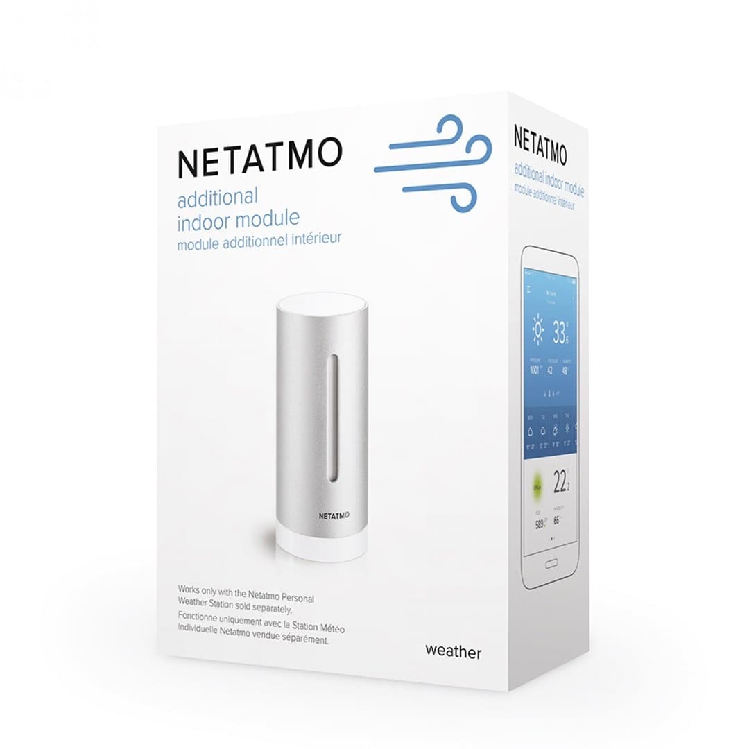 Moduł wewnętrzny Netatmo do stacji pogodowej