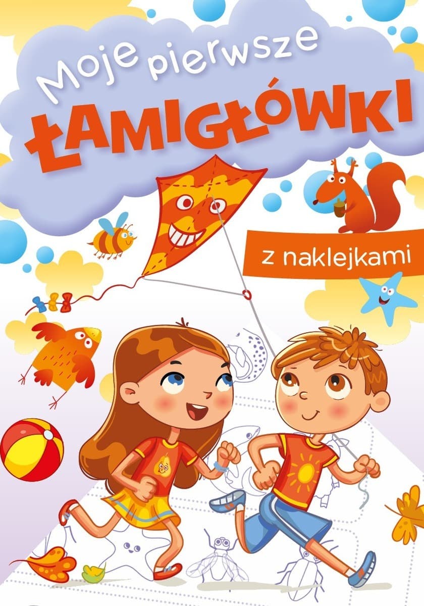 Moje pierwsze łamigłówki - książeczka edukacyjna dla dzieci