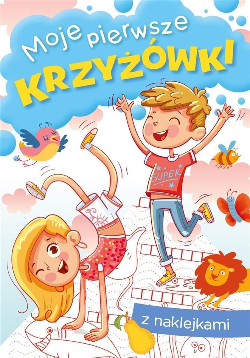 Moje pierwsze krzyżówki - książeczka edukacyjna dla dzieci