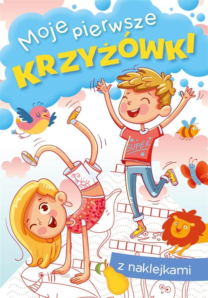 Moje pierwsze krzyżówki - książeczka edukacyjna dla dzieci