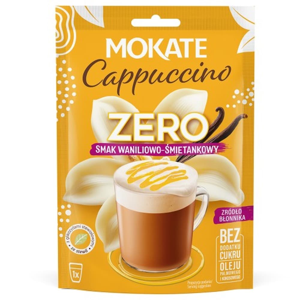 Mok Cappuccino o smaku waniliowo-śmietankowym 20 g