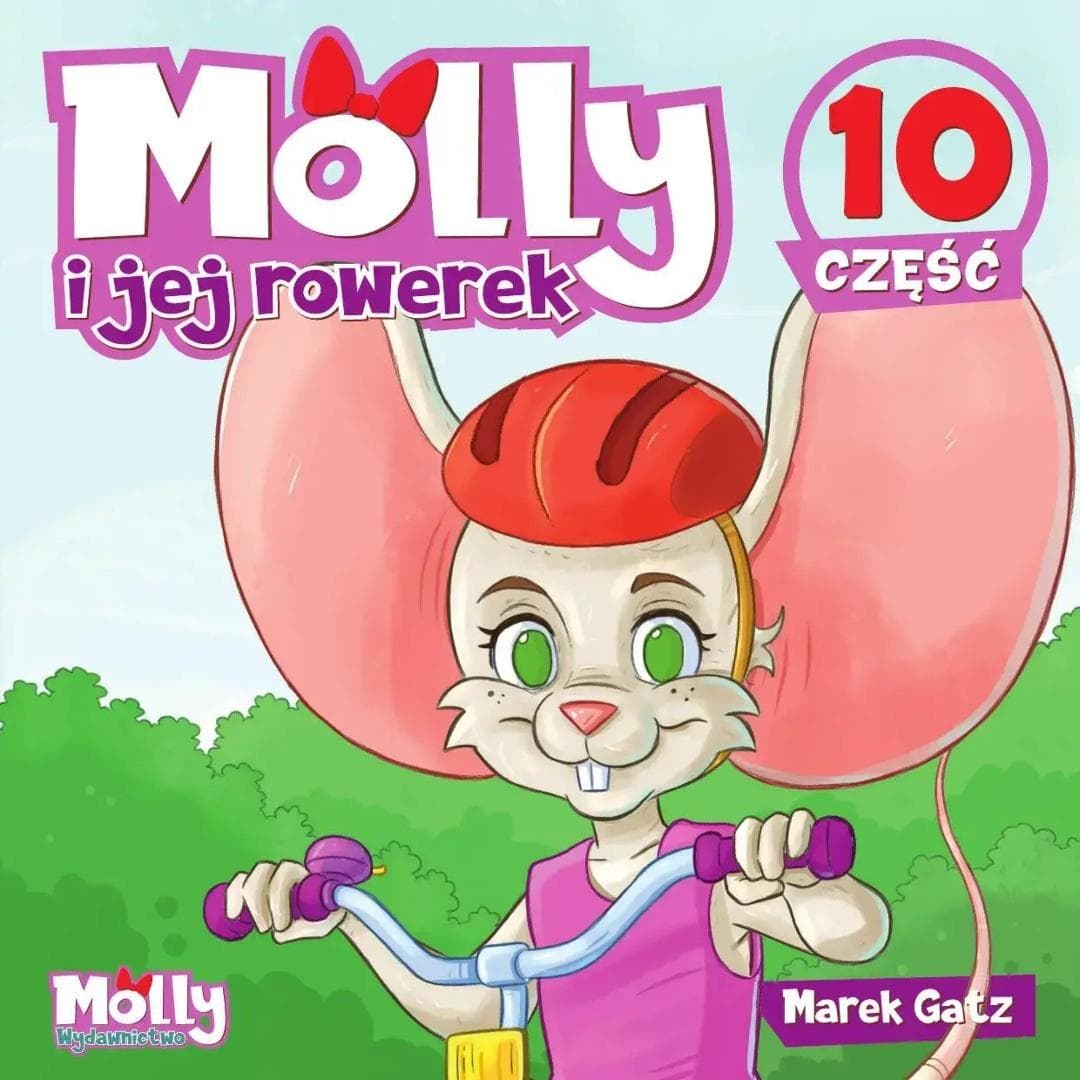 Molly i jej rowerek - Marek Gatz - książeczka dla dzieci 12 stron
