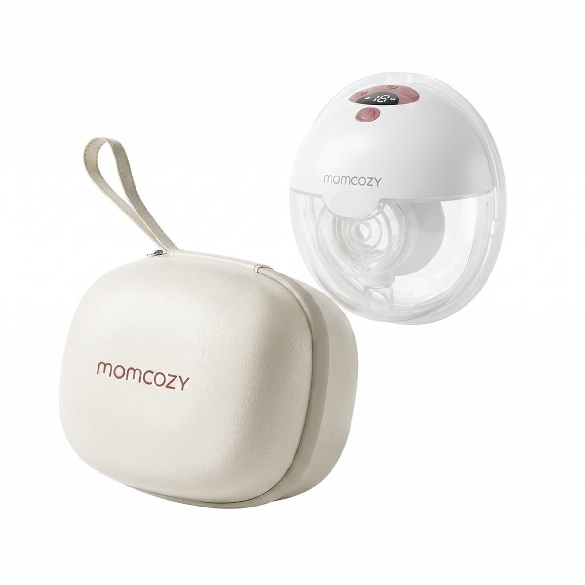 Momcozy M5 Smart laktator elektryczny bezprzewodowy DoubleFit czerwony