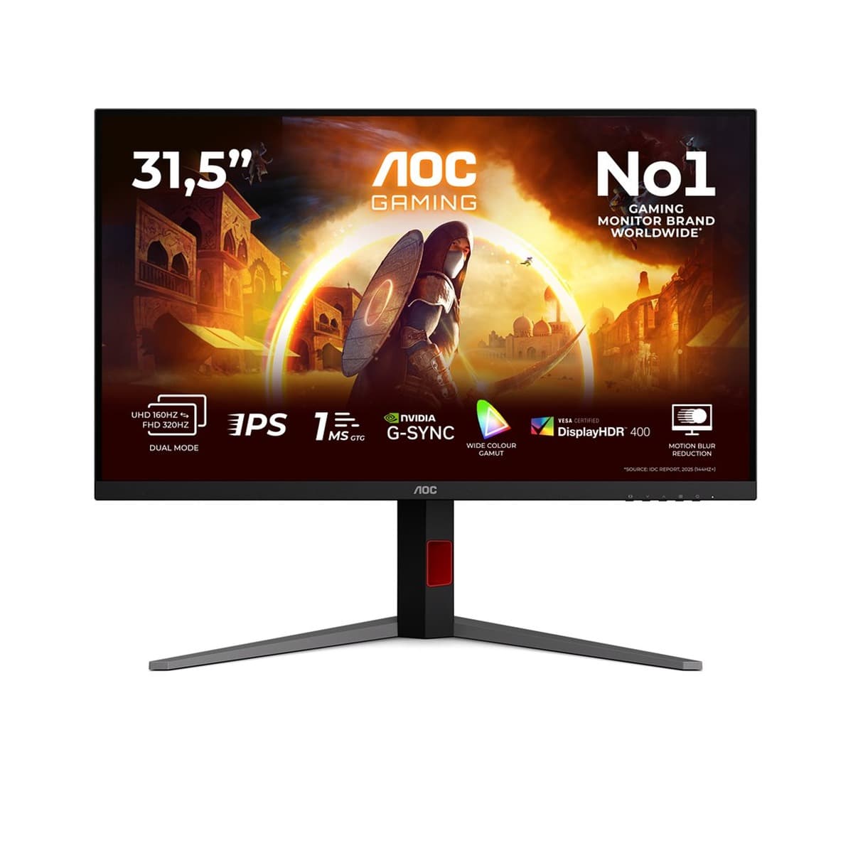 Monitor AOC U32G4U 32 cale 4K UHD 144Hz 1ms HDMI DP USB