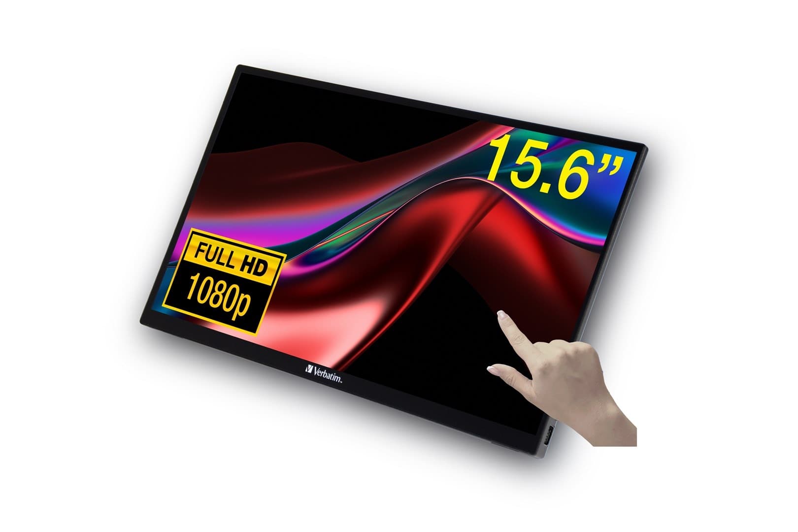 Verbatim Monitor Dotykowy PMT-15 15.6 cala Full HD Metalowy