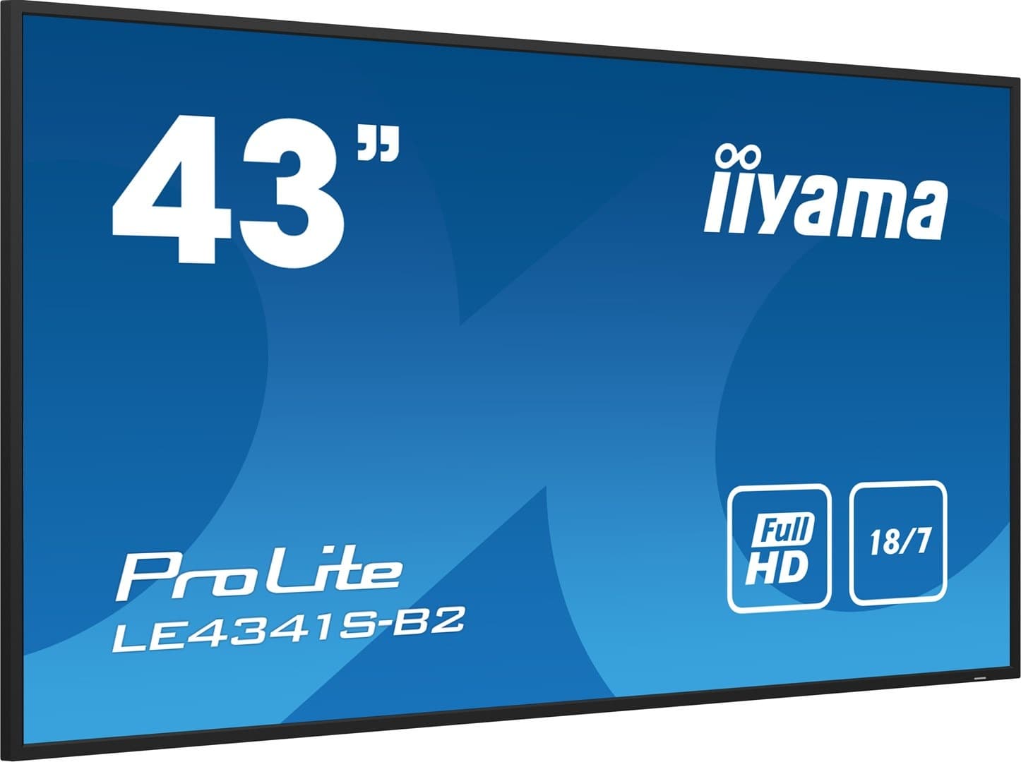 Monitor iiyama 43 cale ProLite LE4341S-B2 Płaski ekran 108 cm