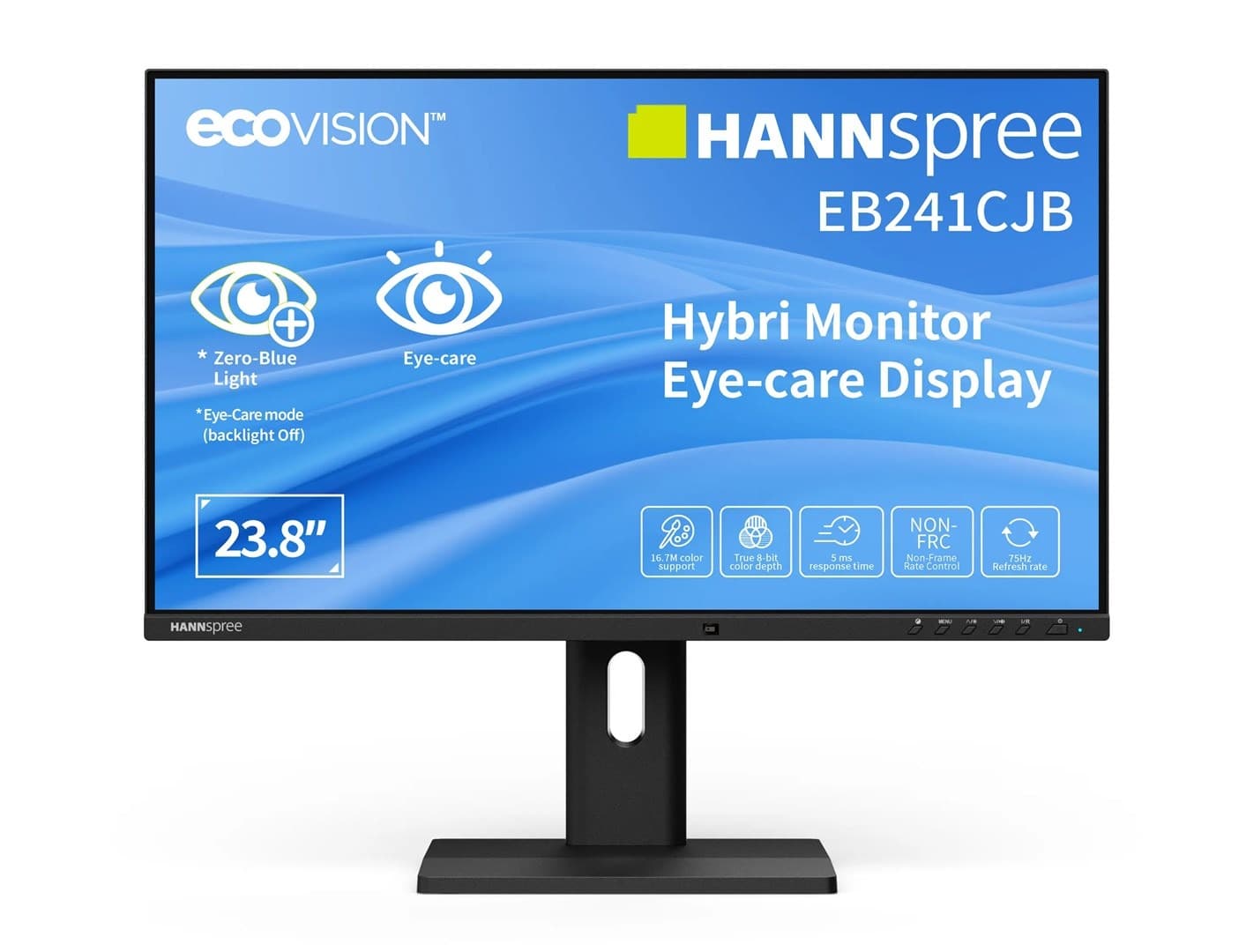 Monitor komputerowy Hannspree Hybri EB241CJB 60,5 cm (23.8") Full HD LCD Czarny