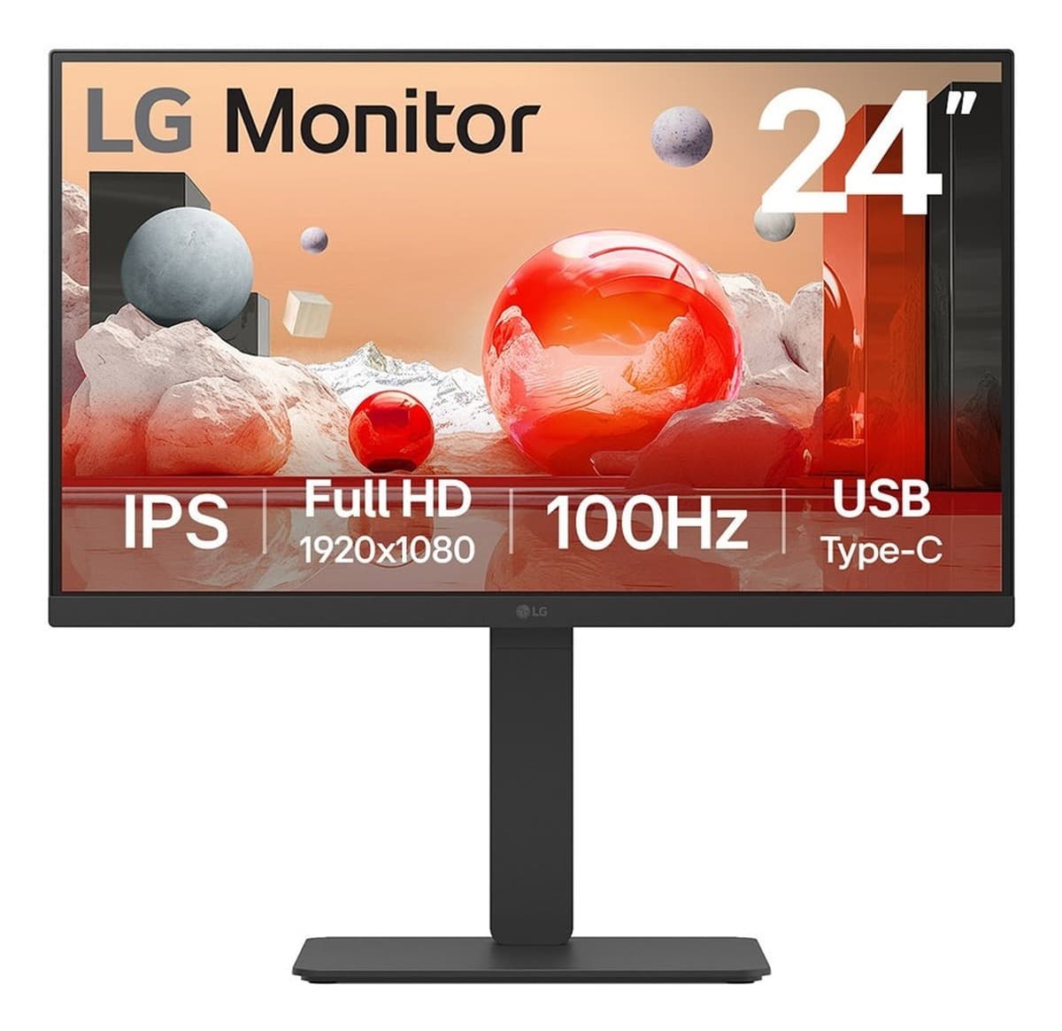 Monitor LED LG 24BA650-B.AEU 23.8" Full HD