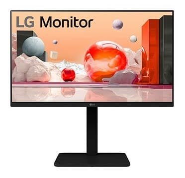 Monitor LG 24BA450-B 60 cm 1920x1080 Full HD IPS 100 Hz Czarny