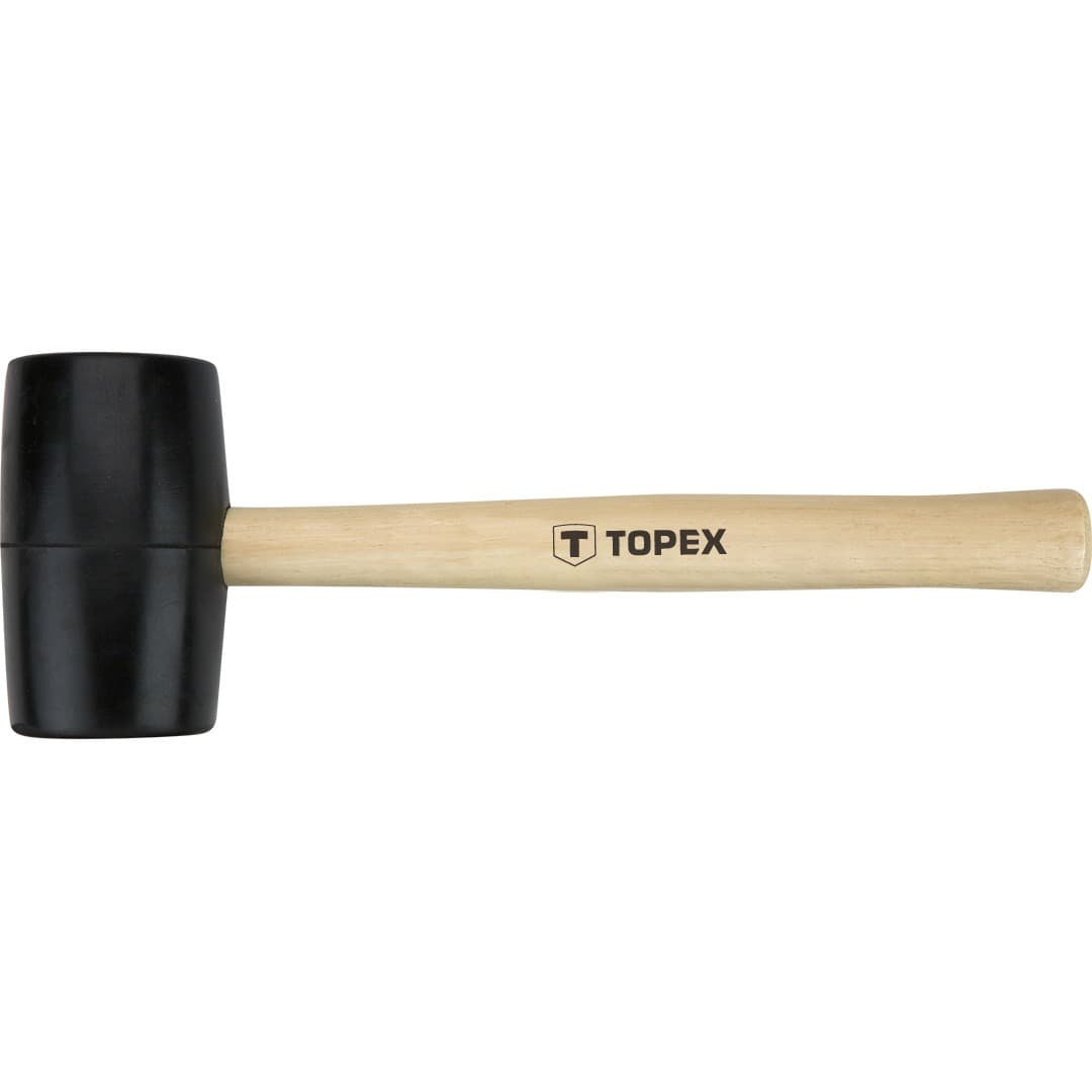 Młotek gumowy 50 mm 340 g z trzonkiem drewnianym