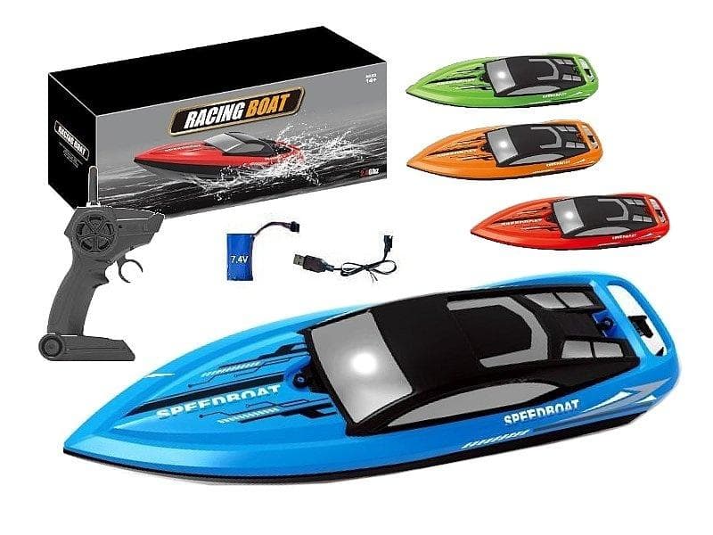 Motorówka RC z kablem USB wymiary 47,5 x 19 x 15 cm