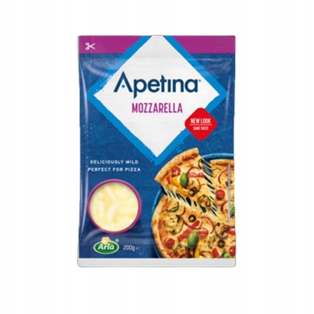 Apetina Mozzarella 200 g / wiórki