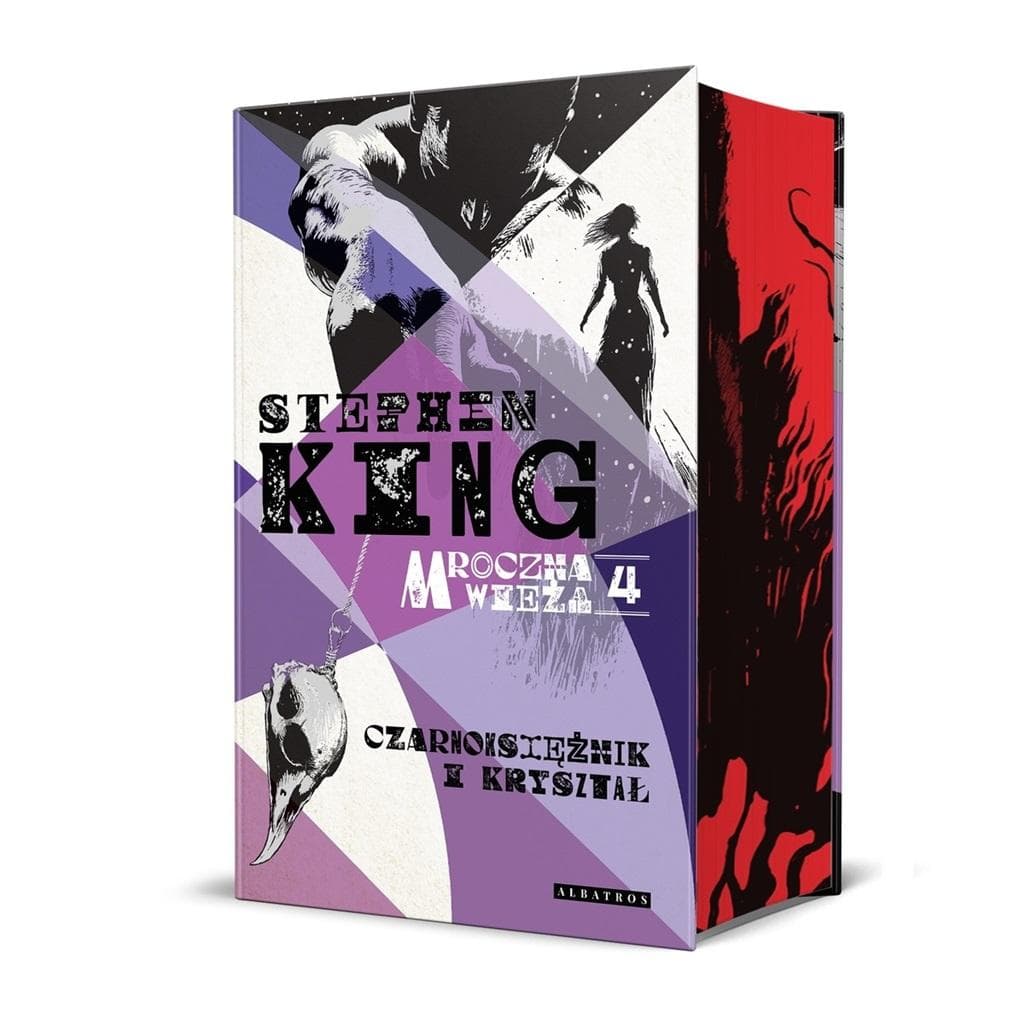 Czarnoksiężnik i kryształ Stephen King - Mroczna Wieża Tom 4 (ilustrowane brzegi)