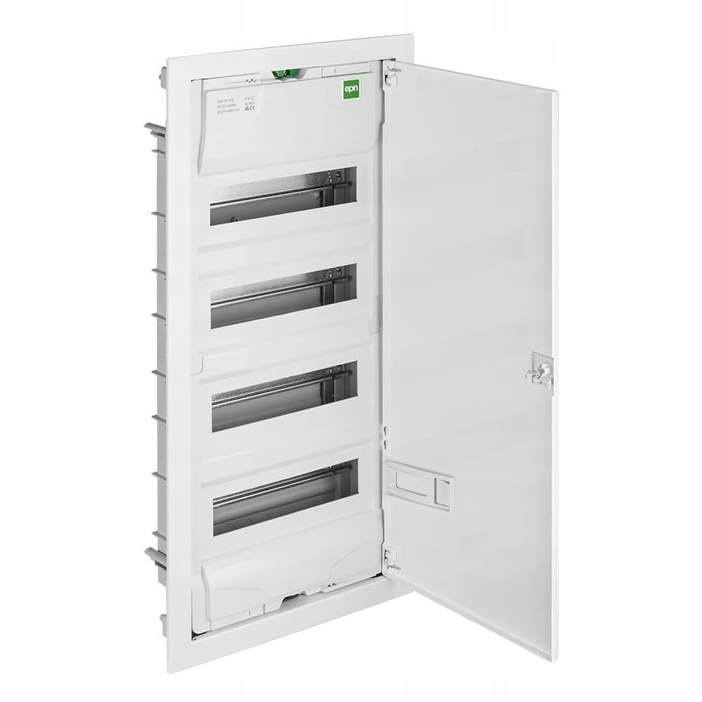 MSF RP Rozdzielnia Plastikowa PT 56M 4x14M N+PE IP30 IK05 728x358x94 Drzwi Metalowe Białe