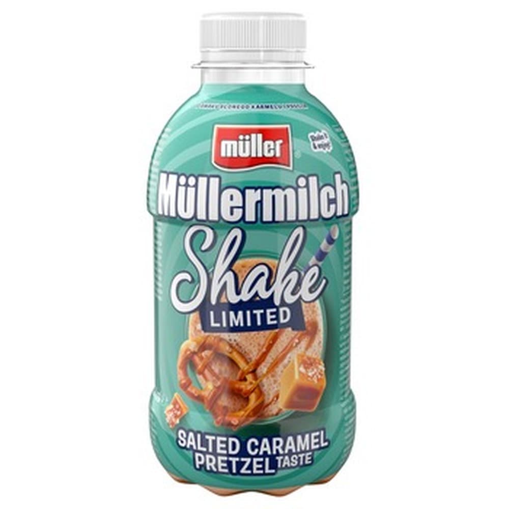 Müller Müllermilch Shake o smaku słonego karmelu i precla 400 g