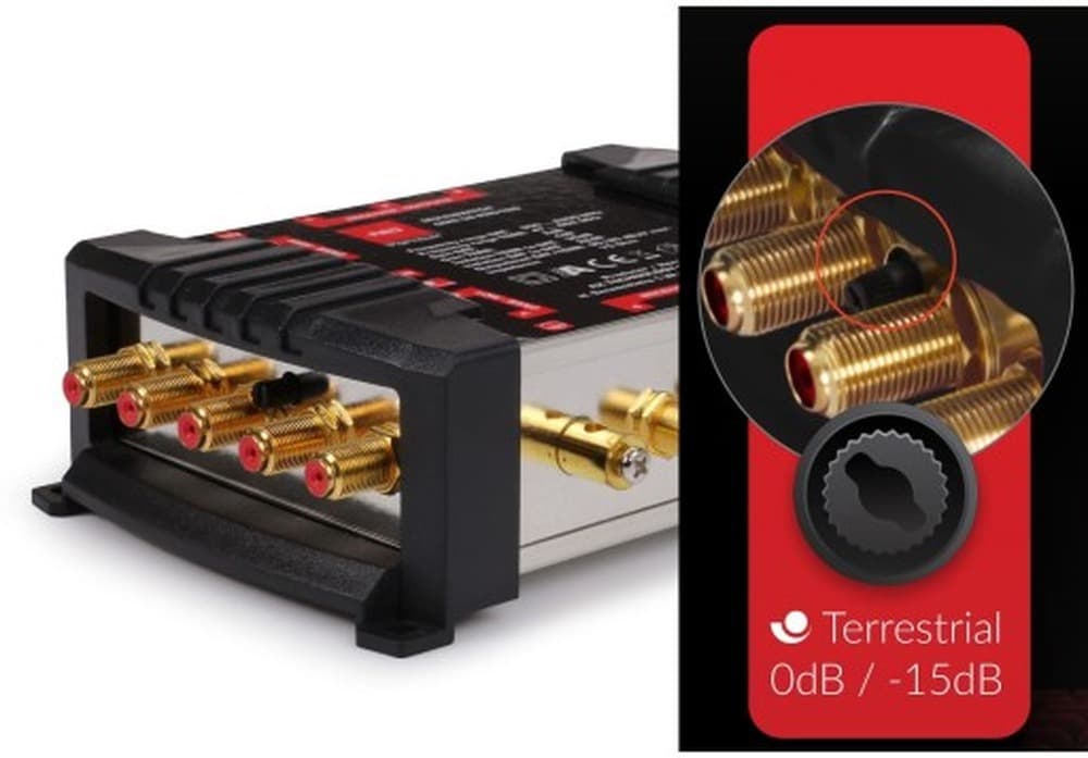 Multiswitch 5 wejść / 8 wyjść Opticum Platinium Line