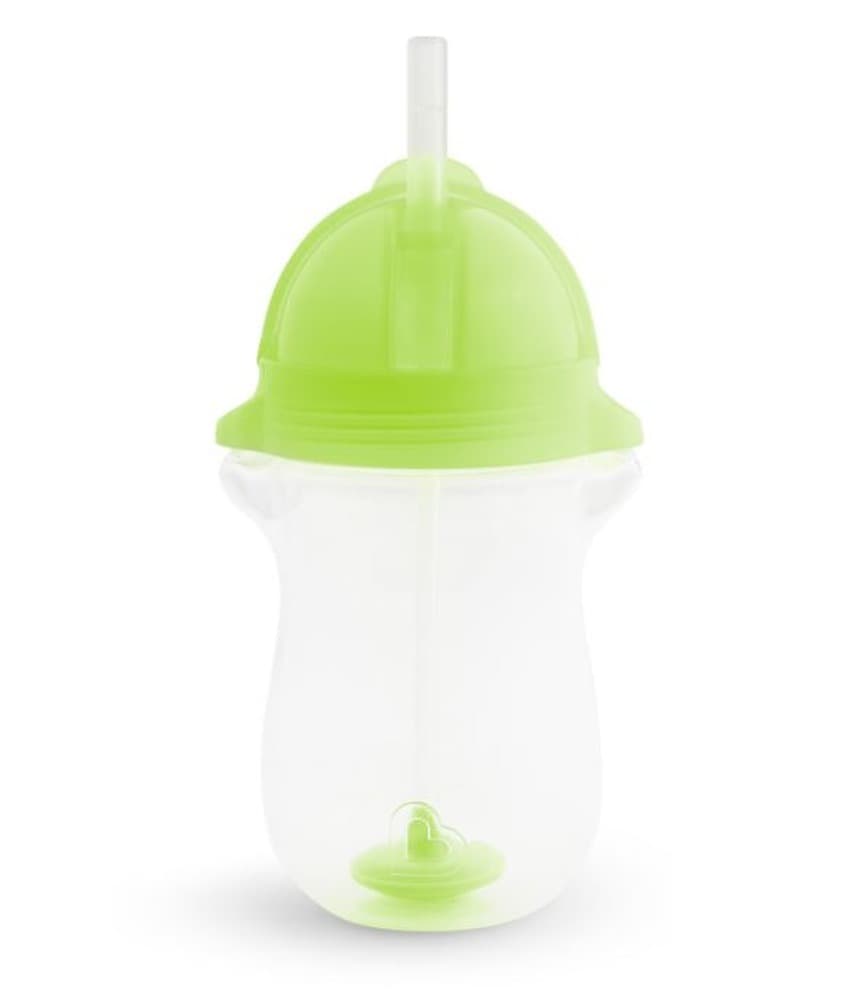Munchkin Kubek niekapek ze słomką zielony 296ml