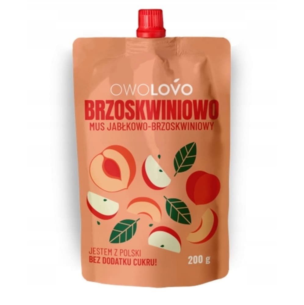 Mus jabłkowo-brzoskwiniowy 200g * BRZOSKWINIOWO OWOLOVO