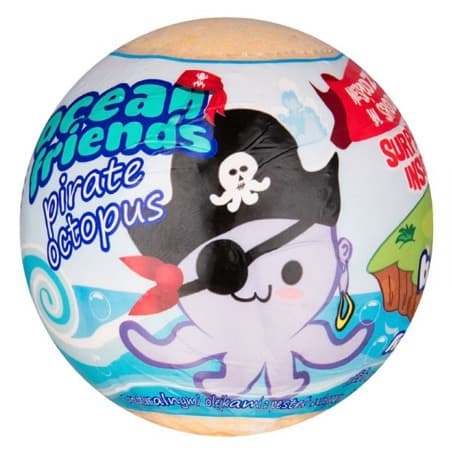Musująca kula do kąpieli z niespodzianką dla dzieci Ocean Friends Magic Bath 140g