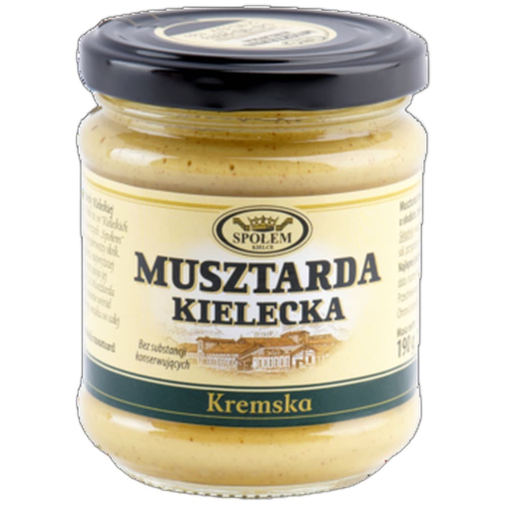 Musztarda Kielecka kremska bez substancji konserwujących 190g