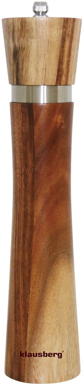 Młynek do soli i pieprzu Klausberg drewno akacjowe 25 cm