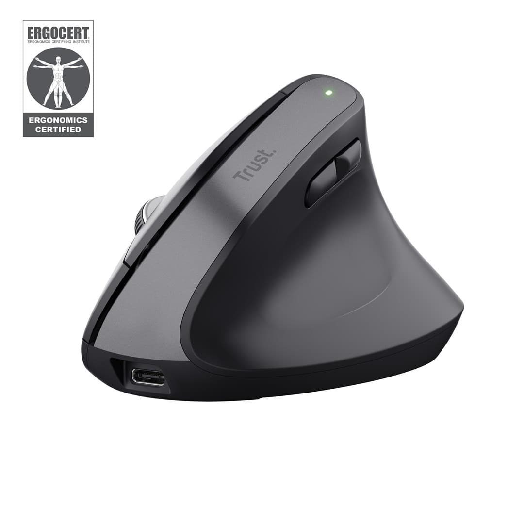Mysz bezprzewodowa Trust Bayo+ Ergonomiczna Czarna
