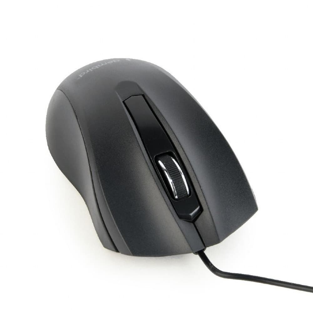 Mysz optyczna Gembird MUS-3B-01 1000 DPI czarna