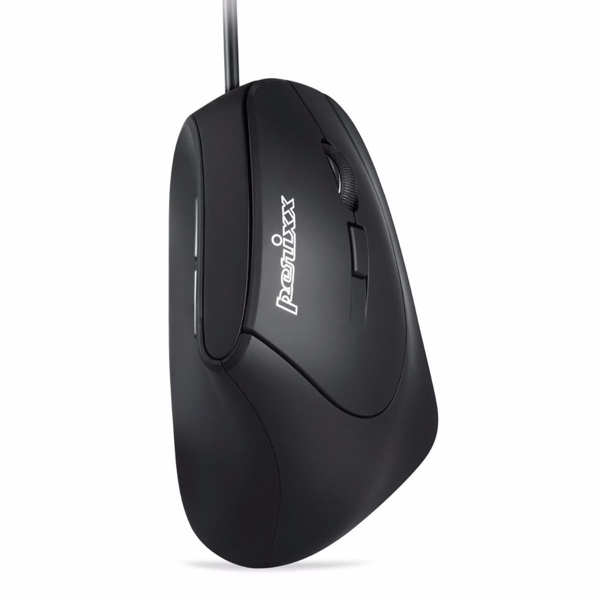 Mysz optyczna wertykalna Perixx PERIMICE-515 II, czarna