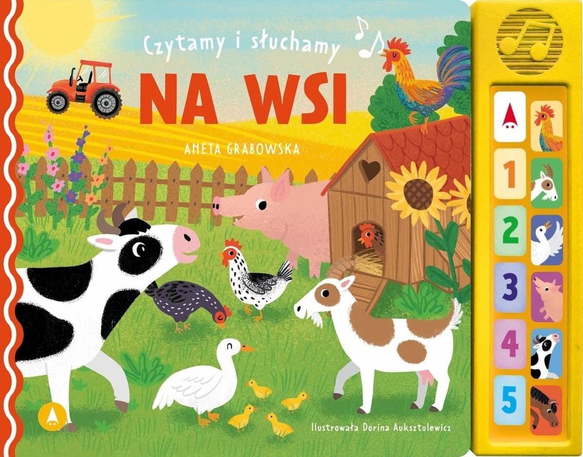 Na wsi Czytamy i słuchamy. Książka dla dzieci