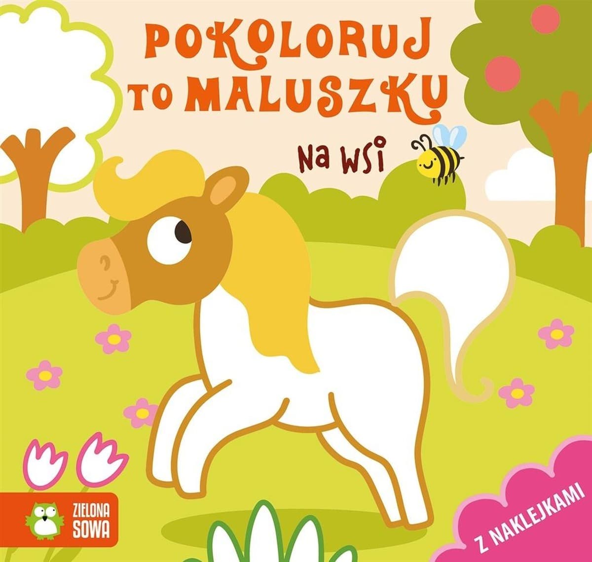 Na wsi. Pokoloruj to maluszku - Ewelina Protasewicz