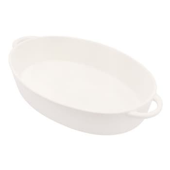 Naczynie do zapiekania owalne Altom Design 38,5 x 23 cm 2,7 l porcelanowe białe