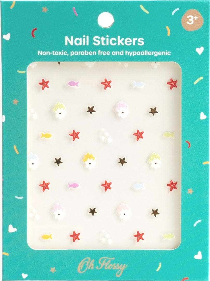 Naklejki na paznokcie dla dzieci Oh Flossy Flowers 10 x