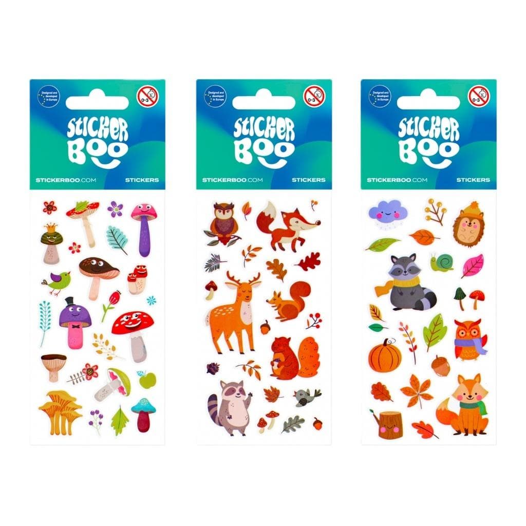 Naklejki Boo Mix Wzorów Jesień Dekoracyjne