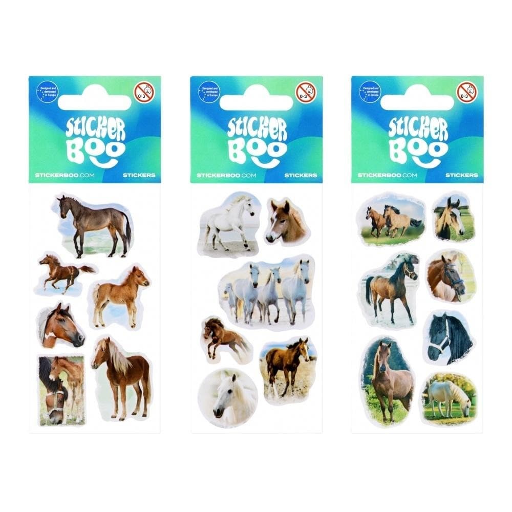 Naklejki Sticker BOO Konie mix wzorów