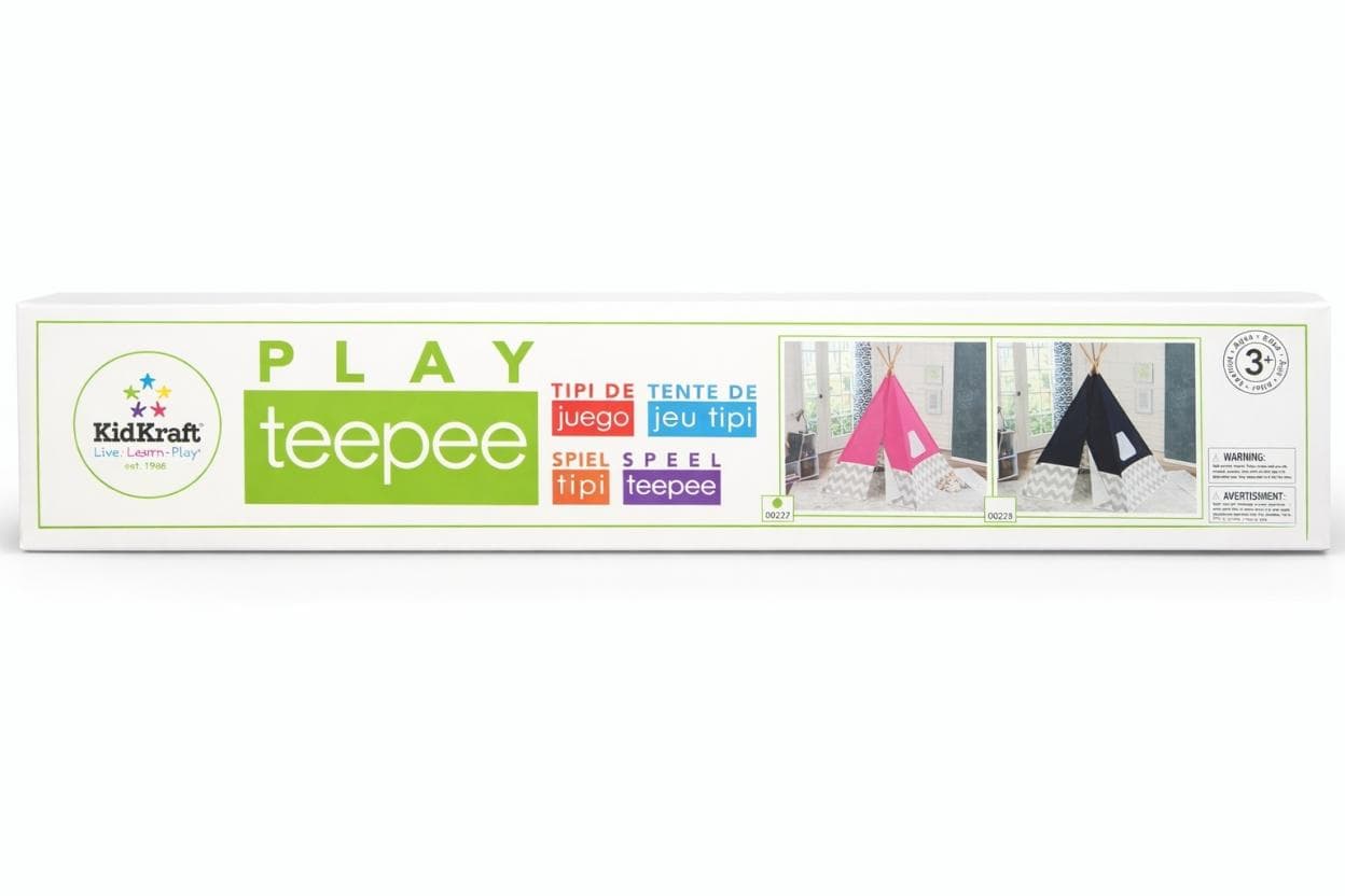 Namiot tipi KidKraft Play Teepee różowy 120x120x160 cm
