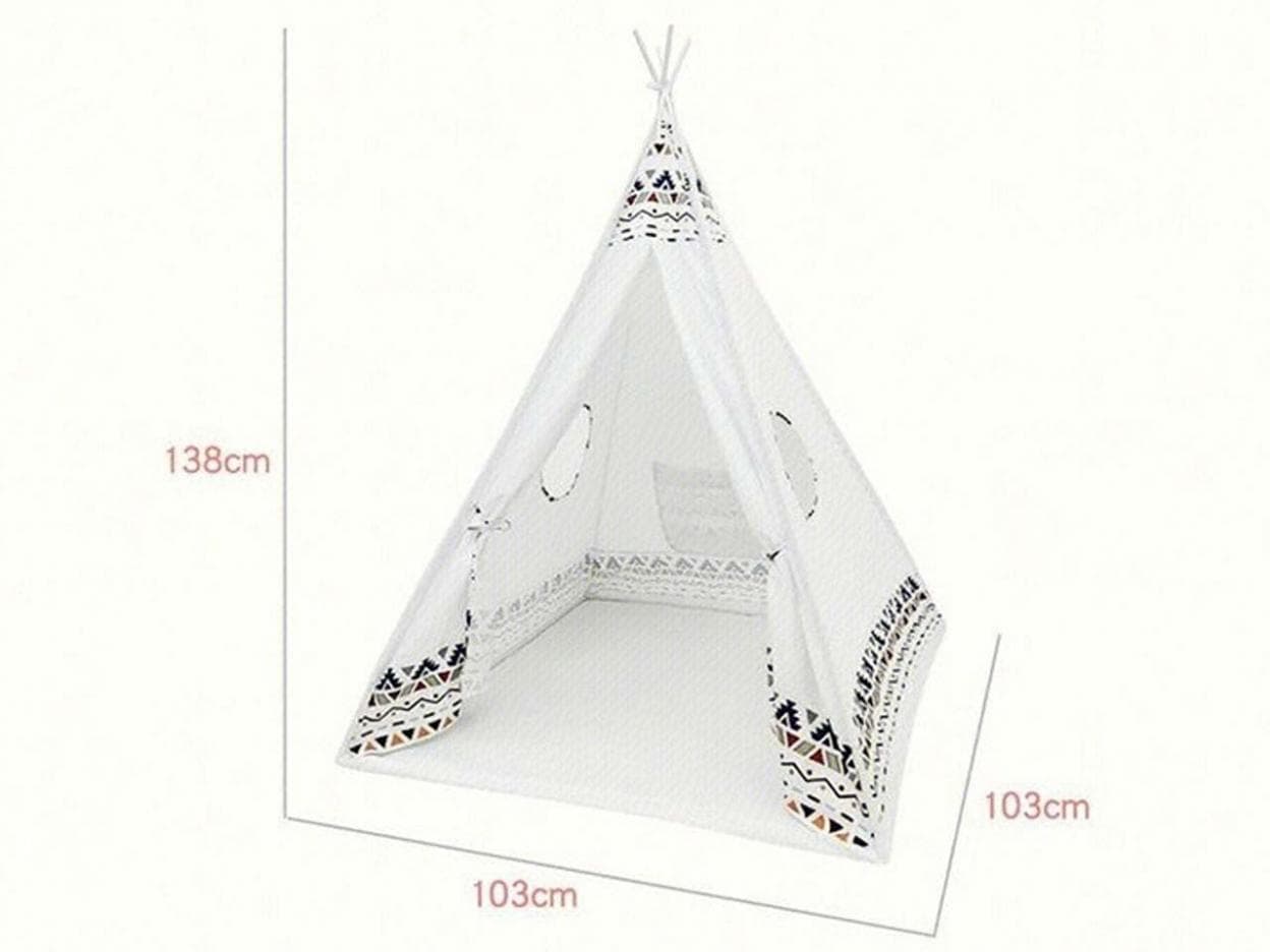 Namiot wigwam 103x103x138 cm zabawka ogrodowa