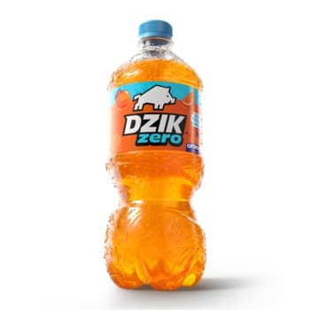 Napój gazowany DZIK Orange bez cukru 850 ml